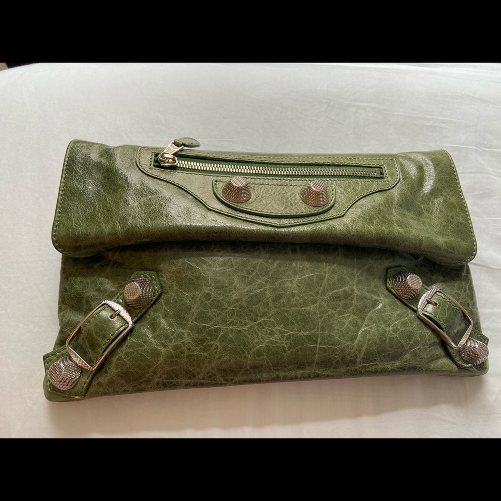 Balenciaga Motocross Giant 21 Envelope Clutch
